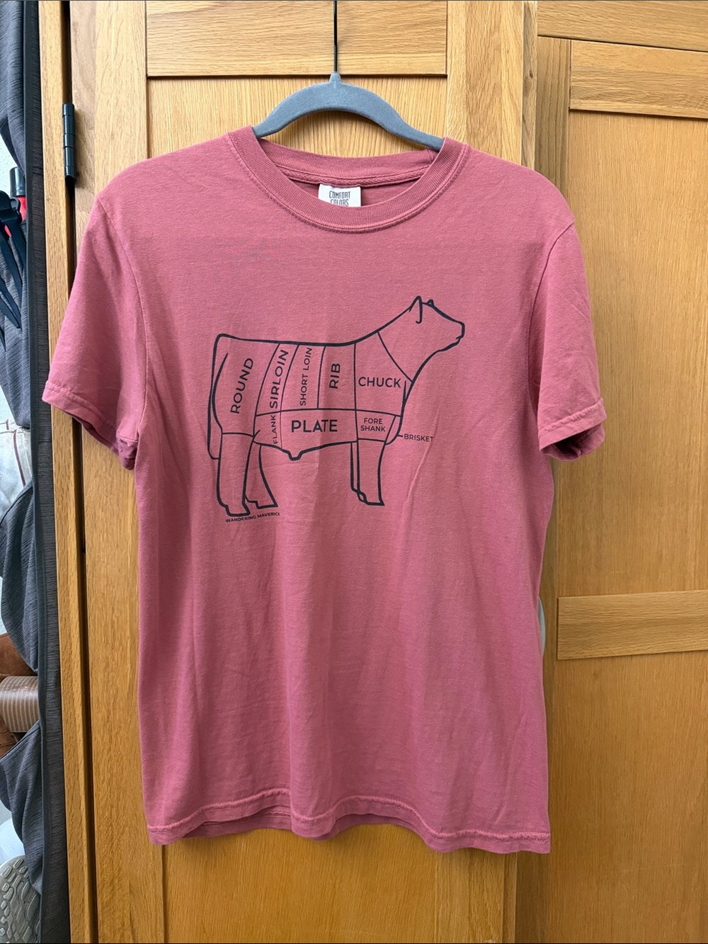 Pink cow shirt